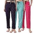 Printed Womens Pyjama Night Pant Soft Cotton