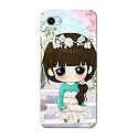 PRINTFIDAA Cartoon Girl with Big Eyes Printed