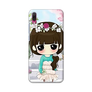 PRINTFIDAA Cartoon Girl Printed Designer Hard Back