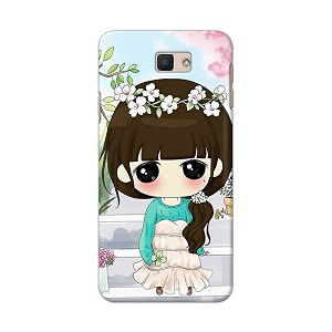 PRINTFIDAA Cartoon Girl Printed Designer Hard Back