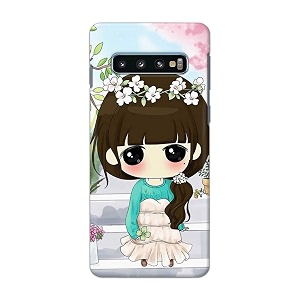 PRINTFIDAA Cartoon Girl Printed Designer Hard Back