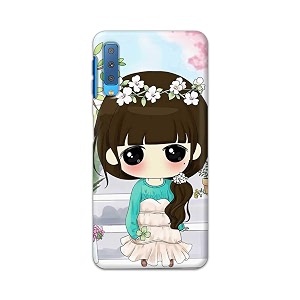 PRINTFIDAA Cartoon Girl Printed Designer Hard Back