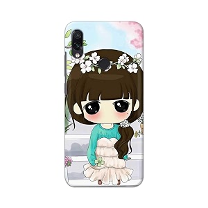 PRINTFIDAA Cartoon Girl Printed Designer Hard Back