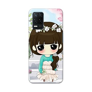 PRINTFIDAA Cartoon Girl Printed Designer Hard Back