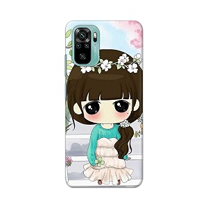 PRINTFIDAA Cartoon Girl Printed Designer Hard Back