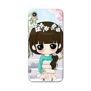 PRINTFIDAA Cartoon Girl Printed Designer Hard Back
