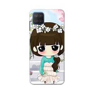 PRINTFIDAA Cartoon Girl Printed Designer Hard Back