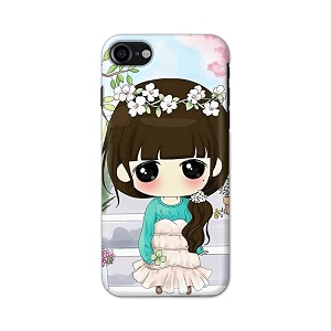 PRINTFIDAA Cartoon Girl Printed Designer Hard Back