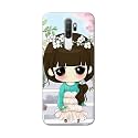 PRINTFIDAA Cartoon Girl Printed Designer Hard Back
