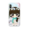 PRINTFIDAA Cartoon Girl Printed Designer Hard Back