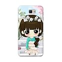 PRINTFIDAA Cartoon Girl Printed Designer Hard Back