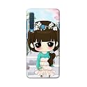 PRINTFIDAA Cartoon Girl Printed Designer Hard Back
