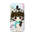 PRINTFIDAA Cartoon Girl Printed Designer Hard Back