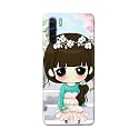 PRINTFIDAA Cartoon Girl Printed Designer Hard Back
