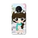 PRINTFIDAA Cartoon Girl Printed Designer Hard Back