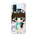 PRINTFIDAA Cartoon Girl Printed Designer Hard Back