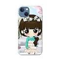 PRINTFIDAA Cartoon Girl Printed Designer Hard Back