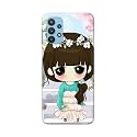 PRINTFIDAA Cartoon Girl Printed Designer Hard Back