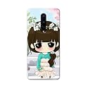PRINTFIDAA Cartoon Girl Printed Designer Hard Back