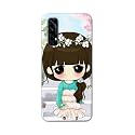 PRINTFIDAA Cartoon Girl Printed Designer Hard Back