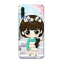 PRINTFIDAA Cartoon Girl Printed Designer Hard Back