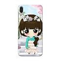 PRINTFIDAA Cartoon Girl Printed Designer Hard Back