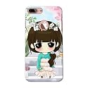 PRINTFIDAA Cartoon Girl Printed Designer Hard Back
