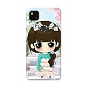 PRINTFIDAA Cartoon Girl Printed Designer Hard Back