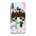 PRINTFIDAA Cartoon Girl Printed Designer Hard Back