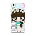 PRINTFIDAA Cartoon Girl Printed Designer Hard Back