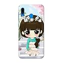 PRINTFIDAA Cartoon Girl Printed Designer Hard Back