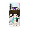 PRINTFIDAA Cartoon Girl Printed Designer Hard Back