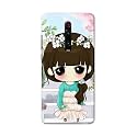 PRINTFIDAA Cartoon Girl Printed Designer Hard Back