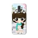PRINTFIDAA Cartoon Girl Printed Designer Hard Back