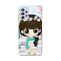 PRINTFIDAA Cartoon Girl Printed Designer Hard Back
