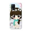PRINTFIDAA Cartoon Girl Printed Designer Hard Back