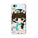 PRINTFIDAA Cartoon Girl Printed Designer Hard Back