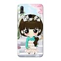 PRINTFIDAA Cartoon Girl Printed Designer Hard Back