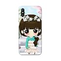 PRINTFIDAA Cartoon Girl Printed Designer Hard Back