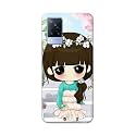 PRINTFIDAA Cartoon Girl Printed Designer Hard Back