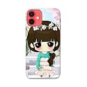 PRINTFIDAA Cartoon Girl Printed Designer Hard Back