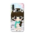 PRINTFIDAA Cartoon Girl Printed Designer Hard Back