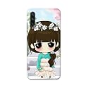 PRINTFIDAA Cartoon Girl Printed Designer Hard Back