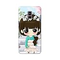 PRINTFIDAA Cartoon Girl Printed Designer Hard Back