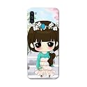 PRINTFIDAA Cartoon Girl Printed Designer Hard Back