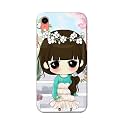 PRINTFIDAA Cartoon Girl Printed Designer Hard Back