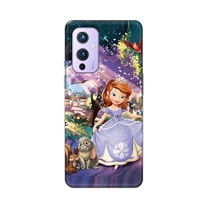 PRINTFIDAA Cartoon Little Girl with Crown and
