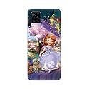 PRINTFIDAA Cartoon Little Girl with Crown and