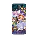 PRINTFIDAA Cartoon Little Girl with Crown and