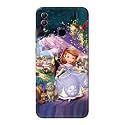 PRINTFIDAA Cartoon Little Girl with Crown and